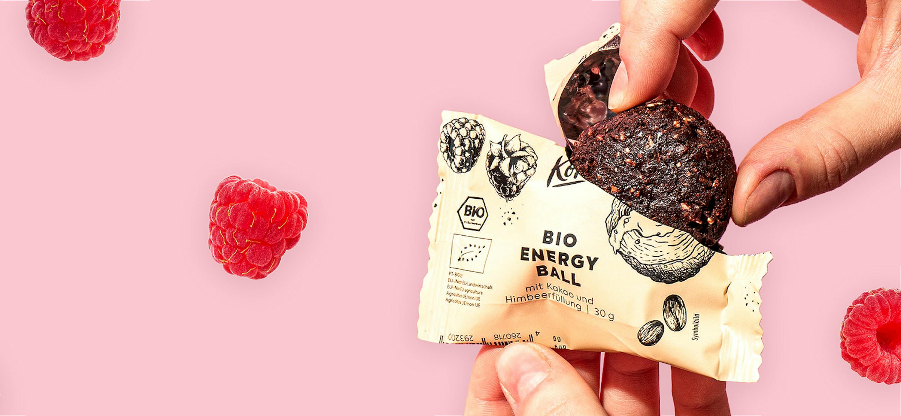 Our Energy Balls - less packaging, same content